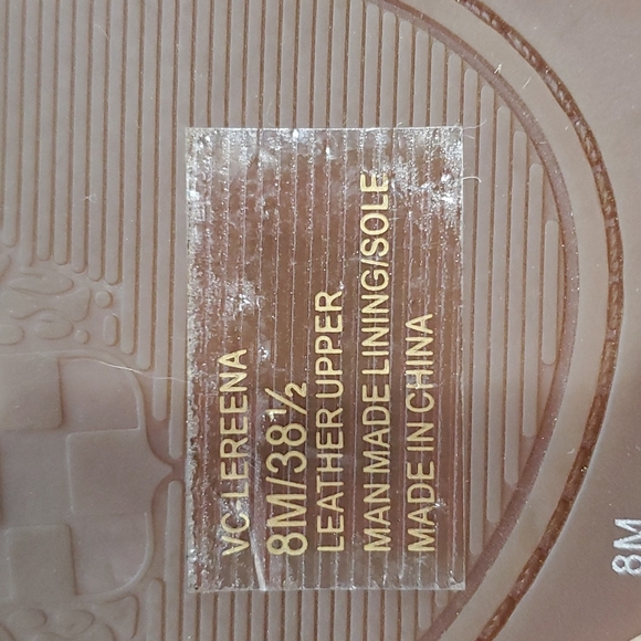 Vince Camuto Perforated Leather Wedges Size 8 - Picture 5 of 5